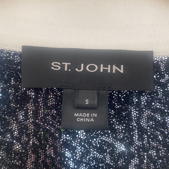 ST.JOHN silk sequins cardigan size S. - Picture 2 of 11